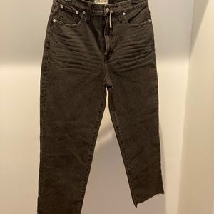 Madewell Straight Leg Fray Hem
